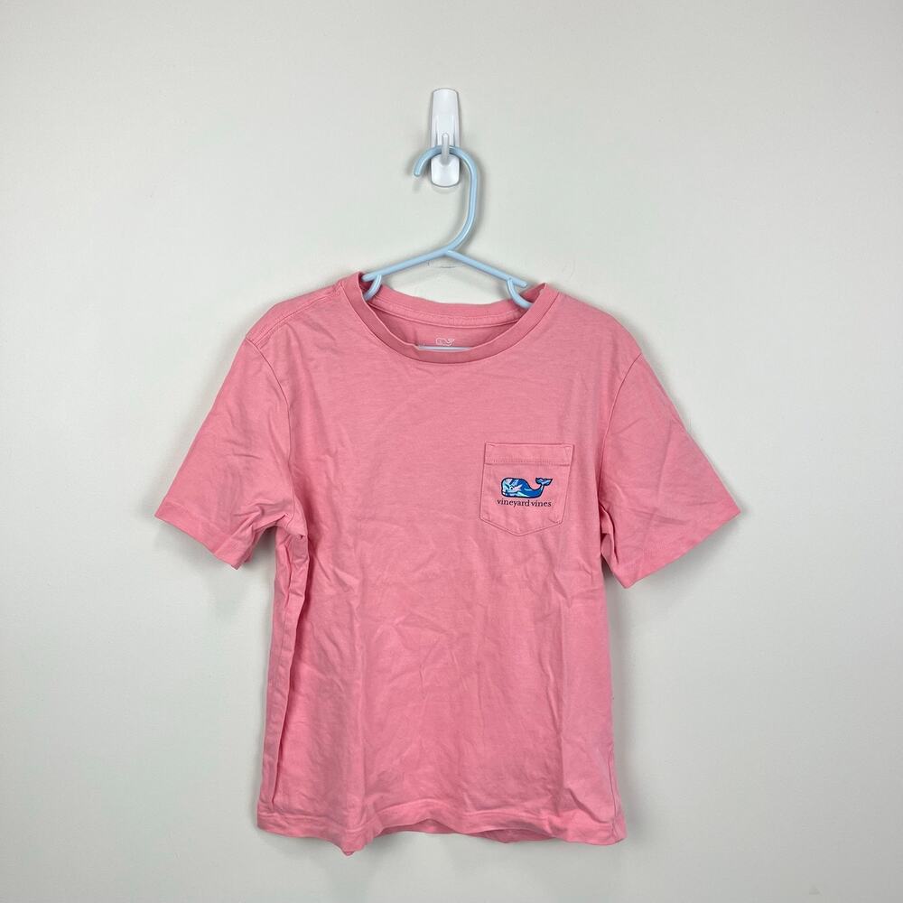 Vineyard Vines Short Sleeve Pink Turtle Whale Pocket T-Shirt 7